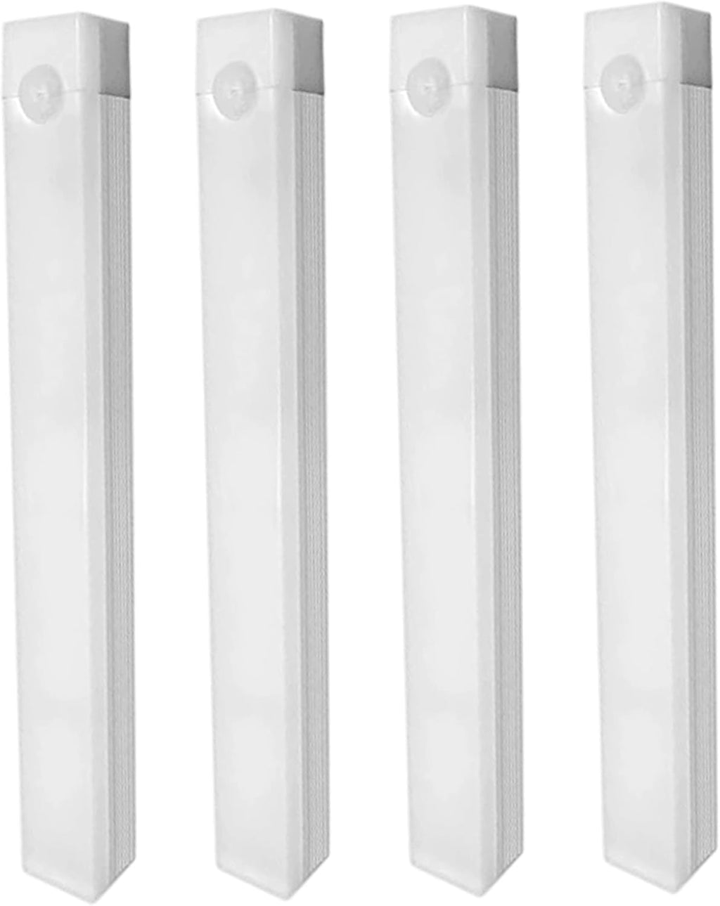 Under Cabinet Lighting 4Pcs LED Dimmable Magnetic Motion Sensor Light Indoor 8 Inch Rechargeable Portable Cordless Lamp for Kitchen Stairs Bedroom RV Dorm