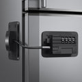 Upgraded Combination Fridge Lock for Child Safety, Keyless Refrigerator & Freezer Lock with Code for Kids, Black