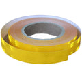 Non Fading Reflective Tape Yellow Outdoor Waterproof 1 inch, High Visibility Warning Industrial Marking Tape, Safety Stickers (68 feet)