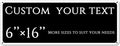custom street sign,Custom Sign, Aluminum Weatherproof Metal Sign Multiple Sizes, custom office door signs, Business, Workplace, office, Home, Delivery Signs(6 * 16 Inch)