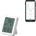 YoLink Indoor Thermometer Hygrometer YS8023 with LCD Comfort Display, Magnetic Mount for Kitchen Use, Max/Min Tracking, LoRa, 5-Year Battery, Alexa/IFTTT – Hub Required