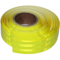 Non Fading Fluorescent Yellow Reflective Tape Outdoor Waterproof 2 inch Wide, High Visibility Warning Safety Industrial Marking Tape (168 feet)