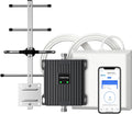Cell Phone Signal Booster for Verizon and AT&T | Up to 4,500 Sq Ft | Boost 4G LTE 5G Signal on Band 12/13/17 | 65dB Dual Band Cellular Repeater with High Gain Antennas | FCC Approved
