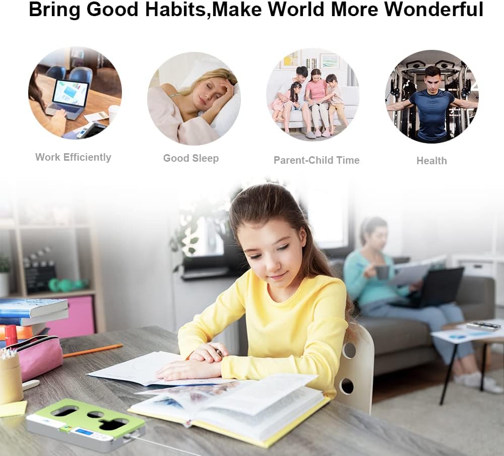 ySky Portable Phone Lock Box with Timer for iPhone and Android Phones, Self-Control Timed Phone Jail Locker to Help Kids,Students, Adults Focus Back, Unplug from Phones Boost Your Mental Wellness