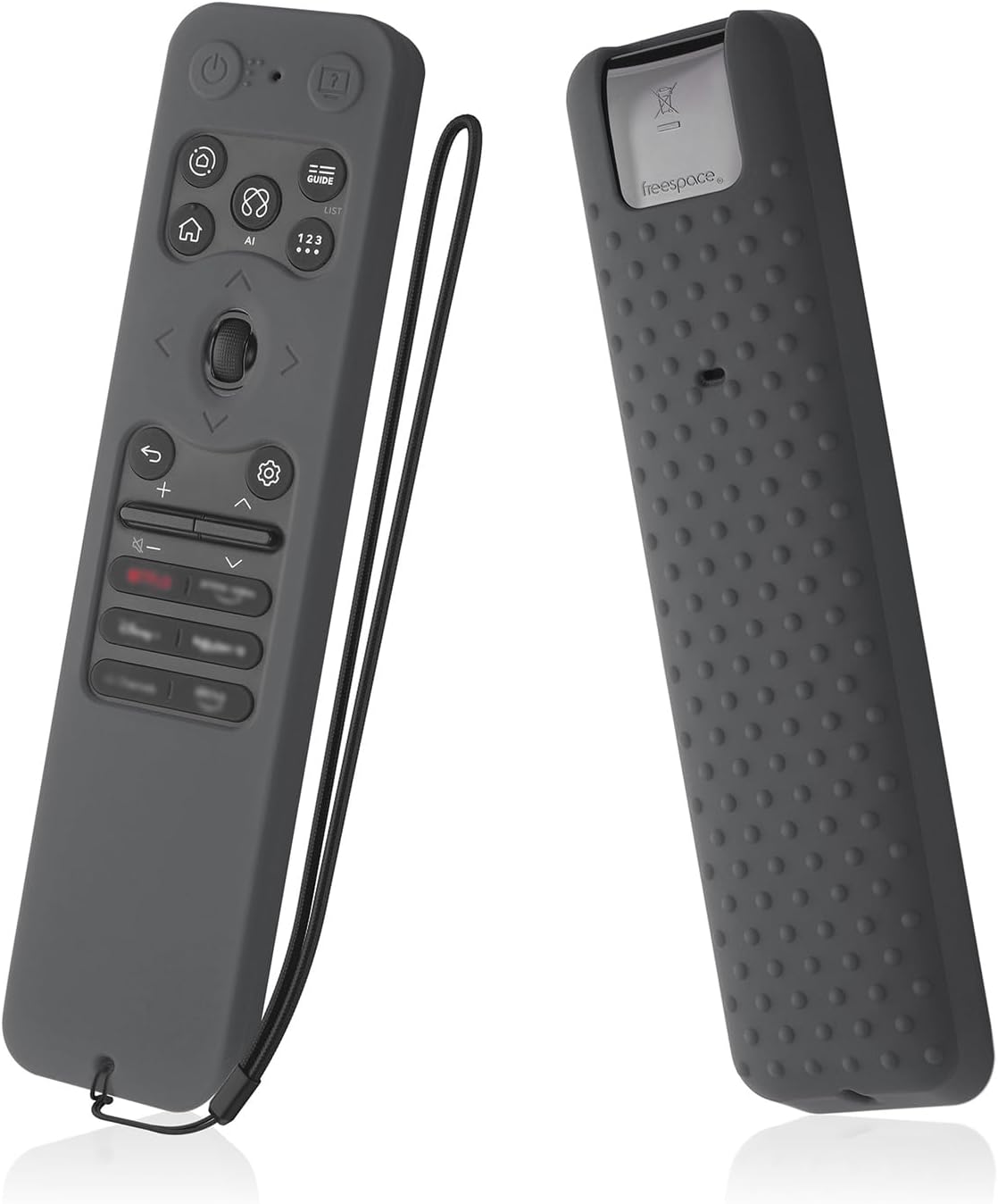 Silicone Case for LG MR25GA Remote Cover Compatible with 2025 LG OLED Smart TV C5 B5 G5 M5 Series Remote Protective Case Cover (Dark Grey)