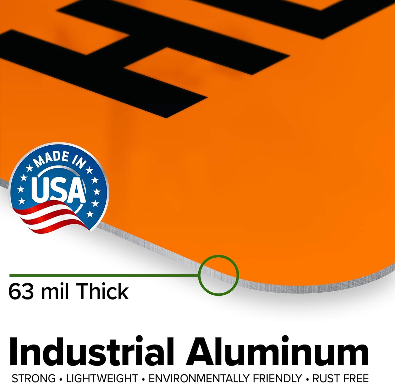 Custom warning Sign, OSHA Sign, 18x24 Inches, Rust Free .063 Aluminum, Fade Resistant, Made in USA by My Sign Center