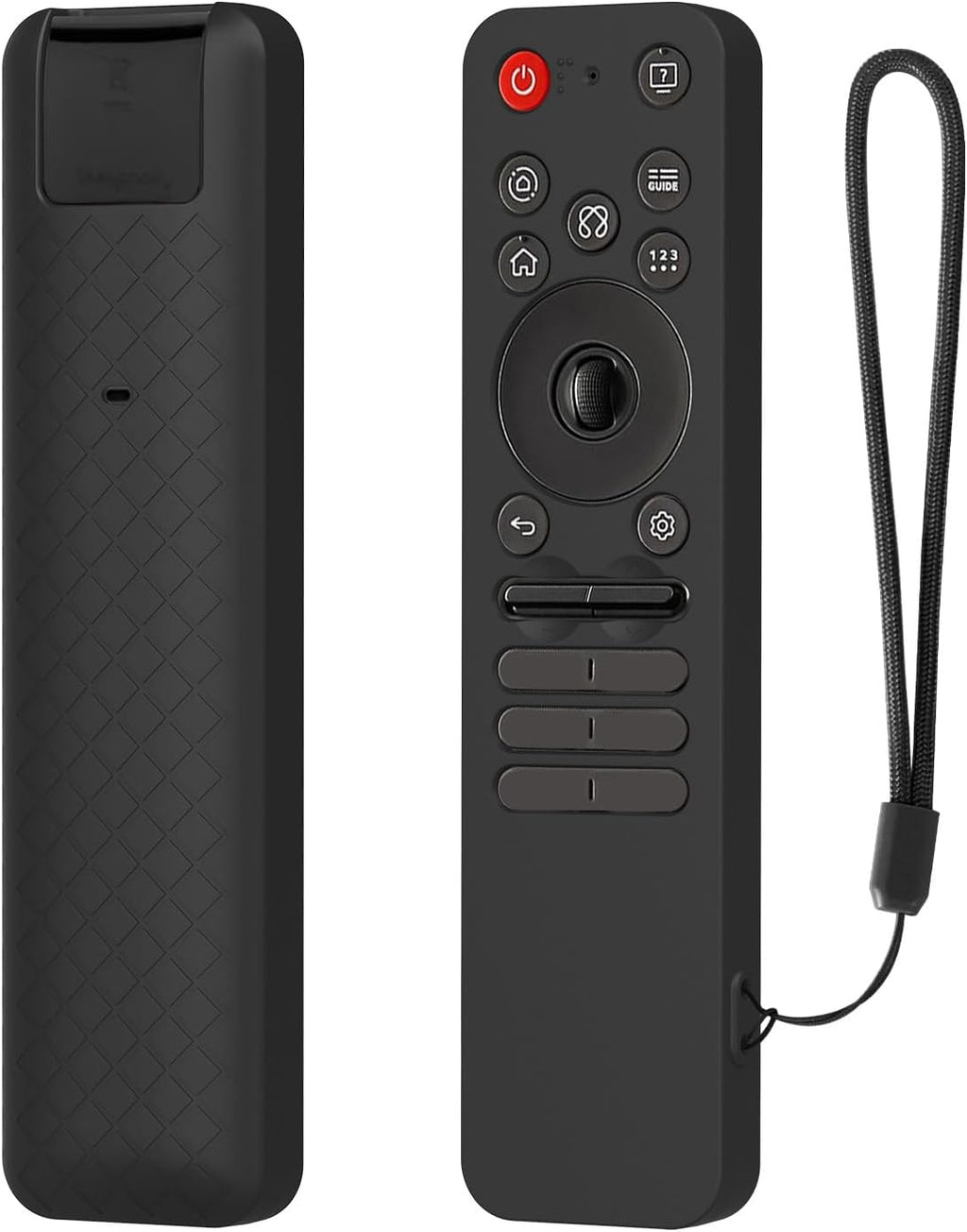 LEFXMOPHY Case Cover for LG MR25GA Remote Protector Sleeve Compatible with 2025 LG OLED Smart TV C5 B5 G5 M5 Series Remote - Black