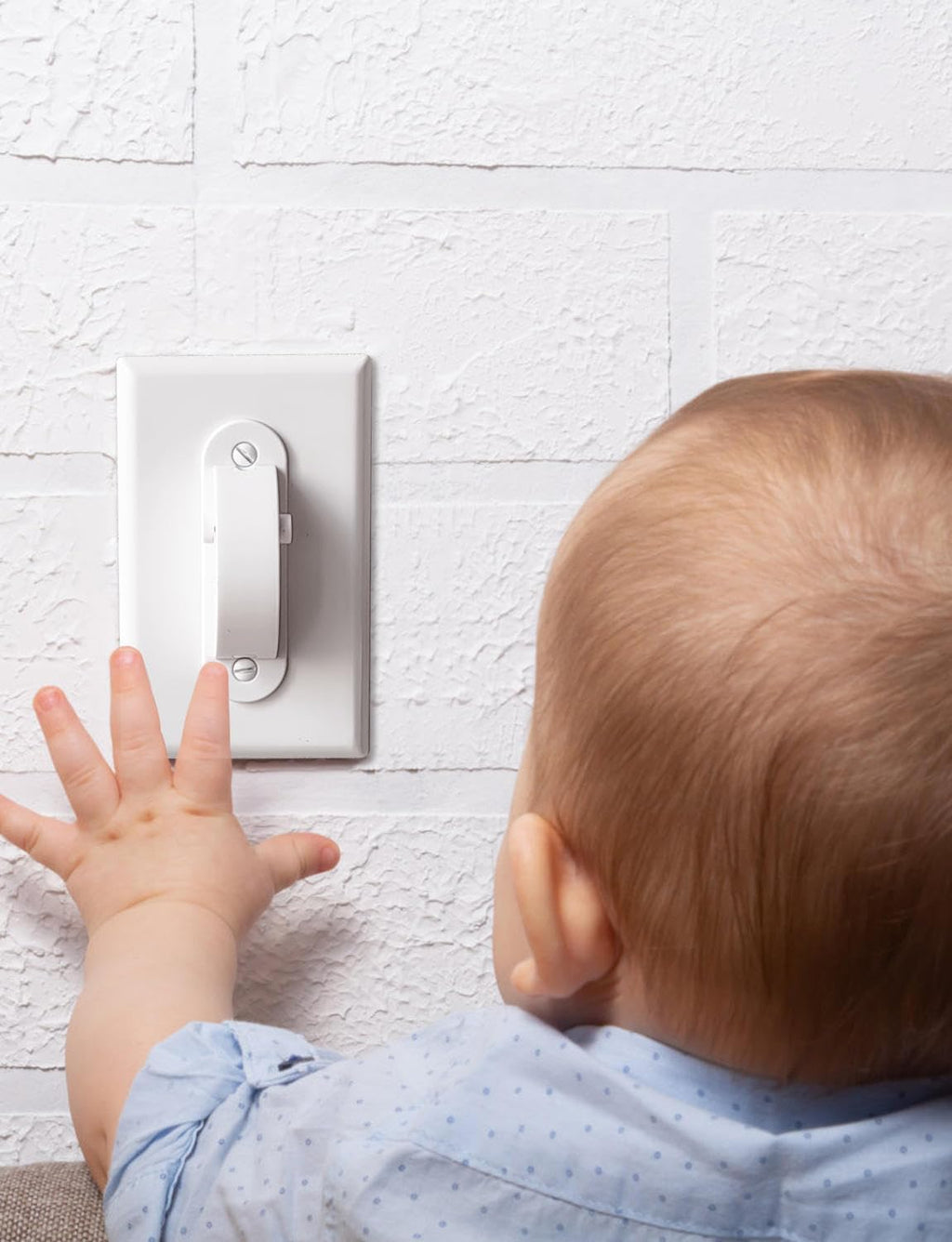 Light Switch Guard, ILIVABLE Childproof Fully Enclosed Light Switch Covers Protects Your Lights or Circuits from being Accidentally Turned On or Off by Children and Adults (White, 2 Pack)