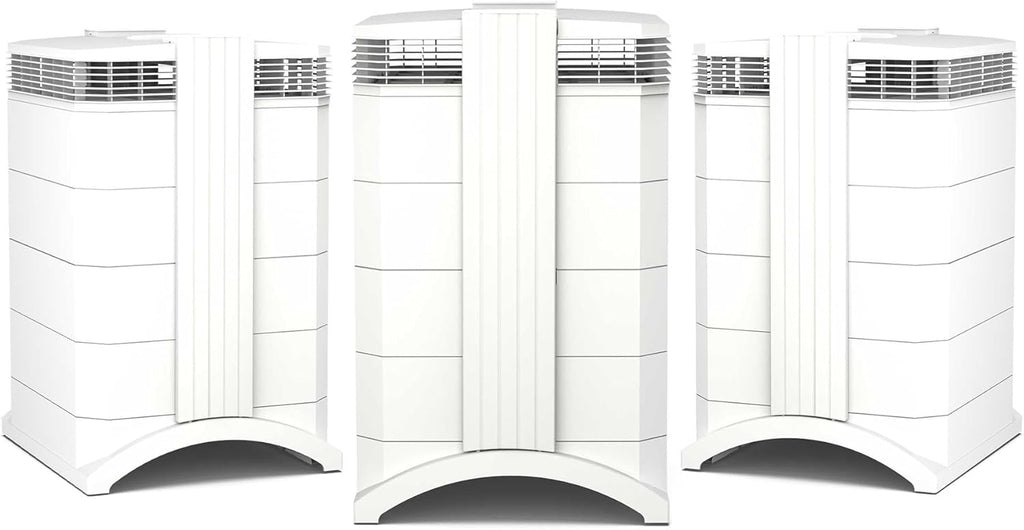 IQAir HealthPro Compact XE Air Purifier - 3-Pack - Compact HyperHEPA Filtration for Spaces up to 3720 sq ft - Allergens, Smoke, Dust, Mold, Pet Dander, Swiss Made, WiFi Enabled
