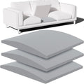 Couch Cushion Support, Sofa Cushion Support for Sagging Couch Seat, Couch Replacement Insert, 20"x20"x2", High Density Foam Furniture Seat Sagging Repair, Trapezoid 40D, Grey Set of 3