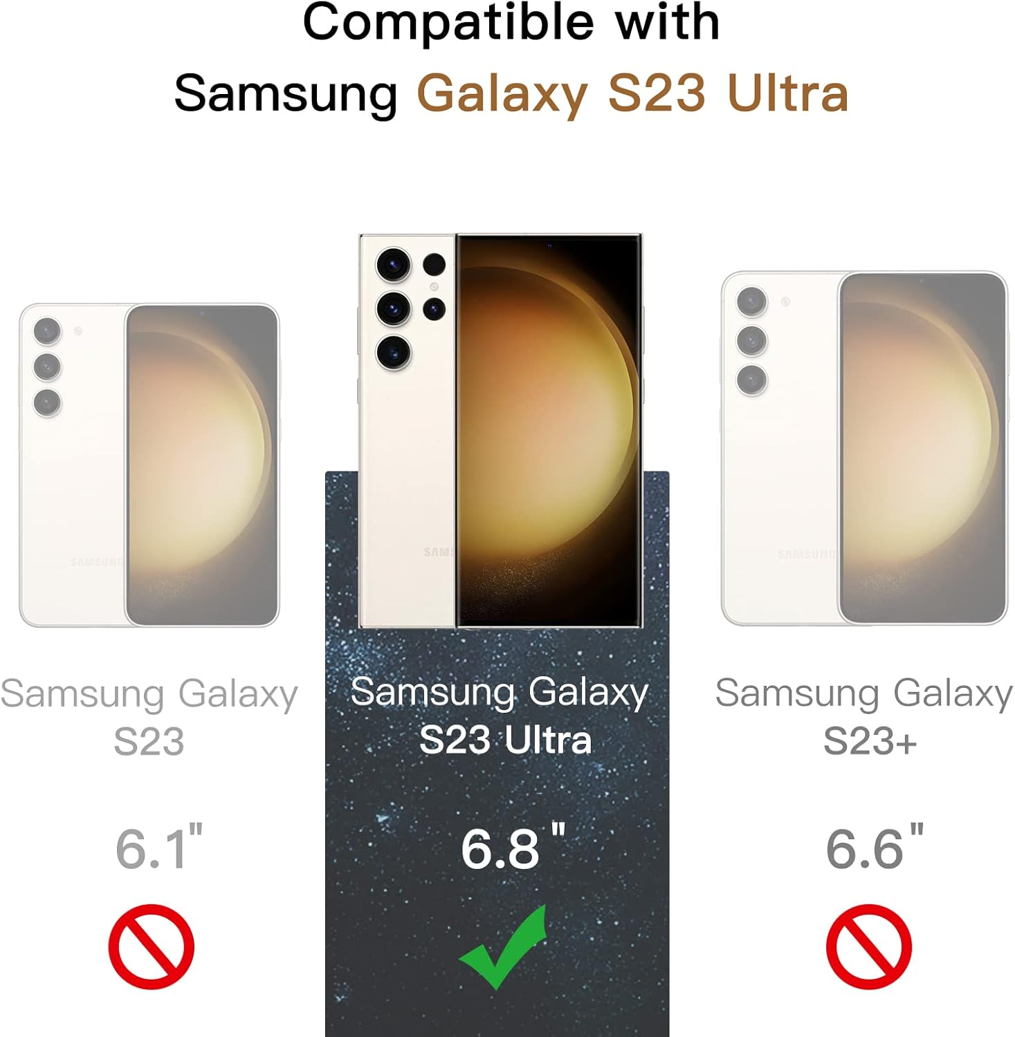 JETech Privacy Screen Protector for Samsung Galaxy S23 Ultra 5G 6.8-Inch with Camera Lens Protector, Anti-Spy Flexible TPU Film, Fingerprint Unlock Compatible, 2-Pack Each