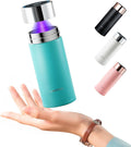 Vsitoo Smart self cleaning Insulated Water Bottle, 8.5oz Stainless Steel Vacuum Flask, AI Self-Clean, 30-Day Battery Life, BPA-Free, Magnetic Charging, Portable Travel Mug Gifts for Men Women, Blue