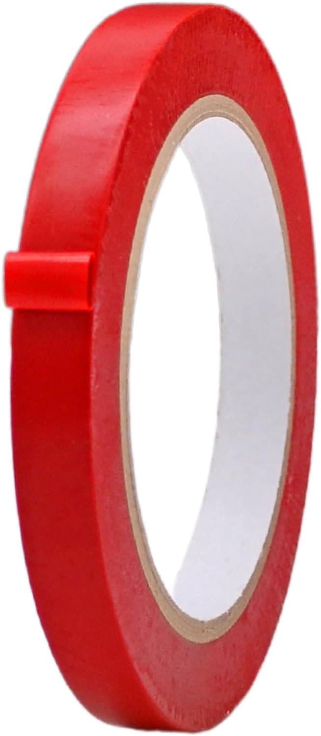MAT Vinyl Marking Tape Red - 1/2 inch x 36 yds. for Safety Floor Marking (School Gym, Restaurants, Warehouse), Dance Floor Splicing, Pinstriping Cars & Boats
