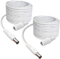 SIOCEN 2-Pack 10FT DC Power Extension Cable,5.5mm x 2.1mm Extension Cord,12v Extension Cord for Security Camera CCTV IP,Router,LED Strip,5V 9V 24V 12 Volt Male to Female Plug Supply Adapter Power Cord