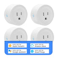 Smart Plug Work with HomeKit, DoHome Smart WiFi Outlet Work with Apple HomeKit, Alexa and Google Assistant Voice Control Plug with Timer Function and Group Control No Hub Required 4 Pack