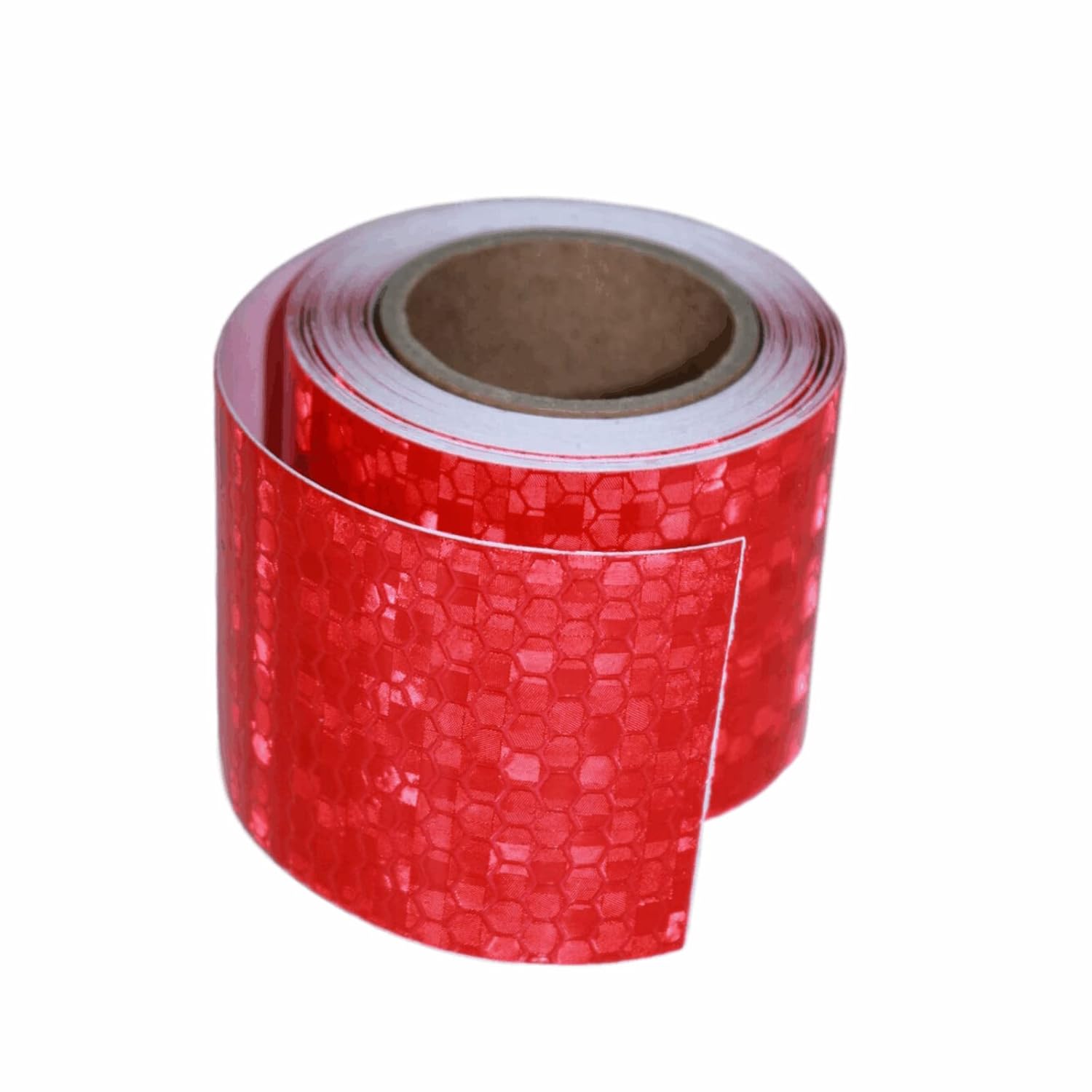 Red Reflective Tape Outdoor Waterproof 2 inch, High Visibility Warning Industrial Marking Tape, Safety Stickers (11 feet)