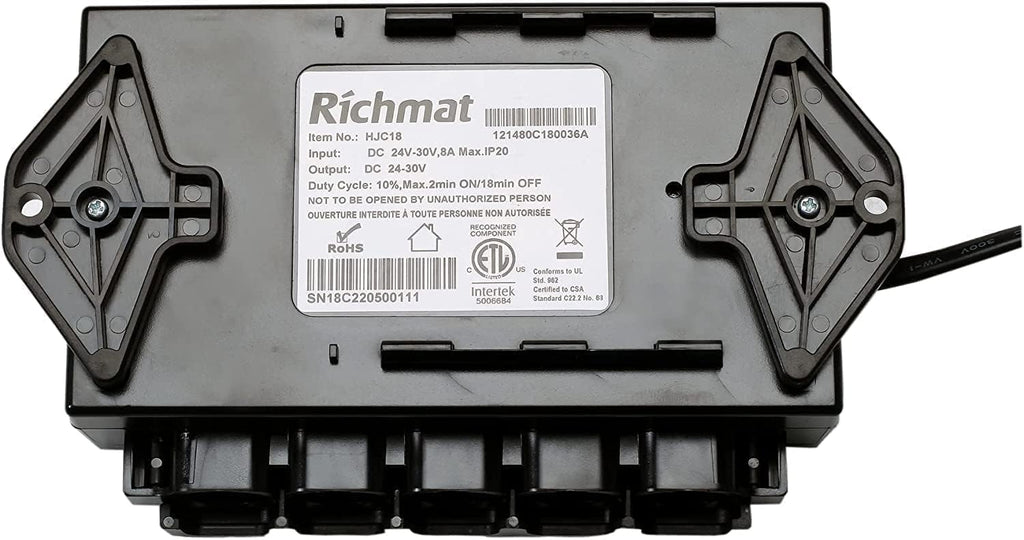 Richmat HJH55 Remote + HJC18 Control Box for Adjustable Bed Base Combo