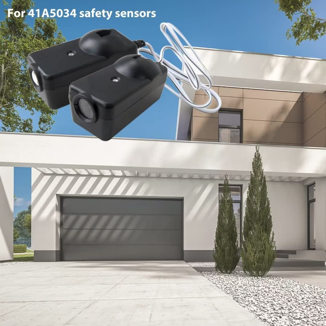 2-Pack Garage Door Opener Safety Sensor Kit Fit for LiftMaster 2000SDR, 2500B, 2500B, 2500D, 3130M, 3240M, 3245M, 3575S, 3585S, 3595S, 3800P, 3800PLD, ATS2113X0