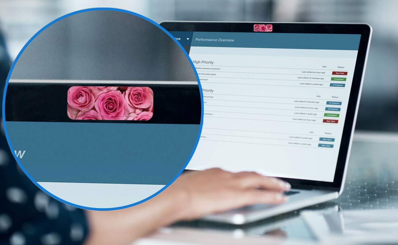 Laptop Camera Cover Slide,Protective Cover for Laptop, Desktop, PC,MacBook Pro, MacBook Air, iPad, iMac, Tablet,Protecting Privacy Security