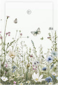 Colorful Wildflowers Daisy Plant Butterfly Floral Light Switch Cover Plate 1 Gang No Device Blank Electrical Wall Plates Faceplate Decorative Switch Plate for Bed Room Living Room Decor