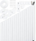 306in Cord Hider Kit, Cord Covers for Wires on Wall, Paintable Wire Cover for Cords, Cable Hider for Wall Mounted TV, White Cord Concealer, Cable Raceway Wire Management, 18x L17in x W0.95in x H0.55in