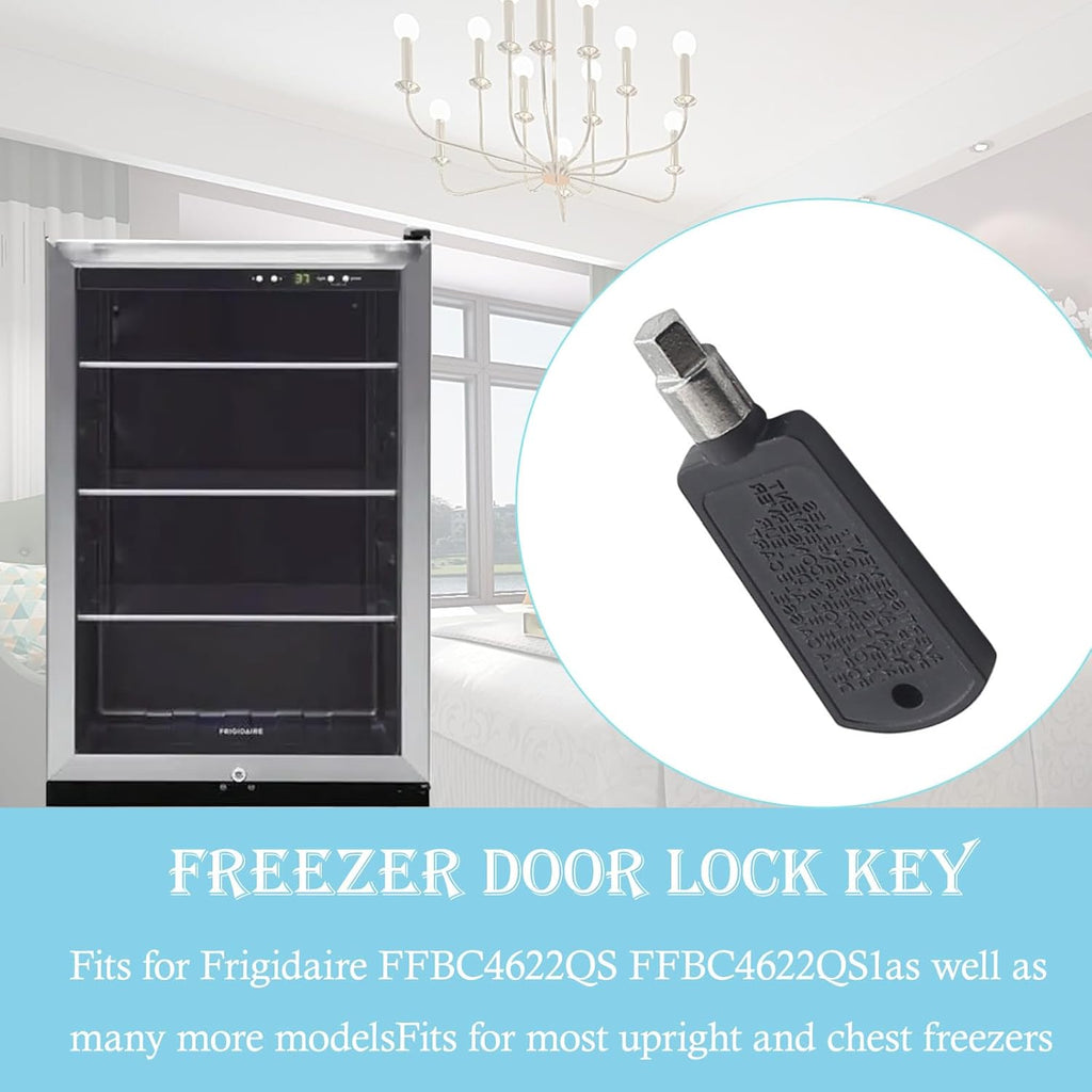 5304485424 Freezer Door Lock Key | Direct Replacement for Frigidaire FFBC4622QS/FFBC4622QS1 Wine Cellars | Fits AP5331004, 2211112, AH3506557, PS3506557