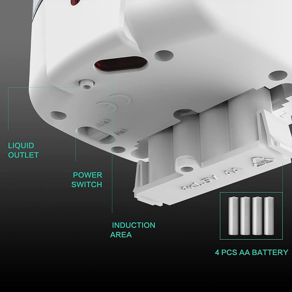 Automatic Soap Dispenser Wall Mount 3 Pack White 20 Oz Waterproof Leakproof for Commercial Bathroom Restroom Toilet Hotel