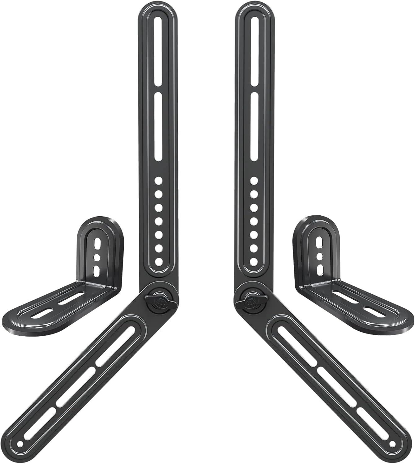 Mounting Dream Soundbar Mount Fits Most Sound Bars Up to 15 lbs, Mounting Soundbar Above or Under TV, Sound Bar Mounting Brackets for TV, Sound Bar Mount with Detachable Extension Plates MD5422