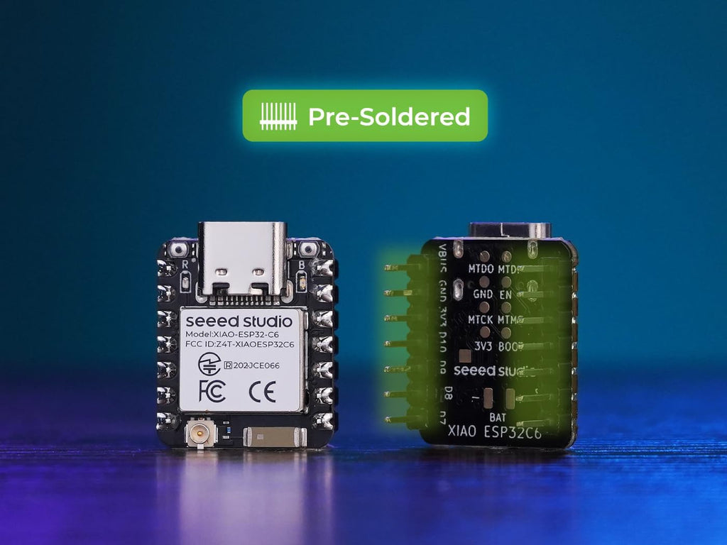 Seeed Studio XIAO ESP32C6 (Pre-Soldered)