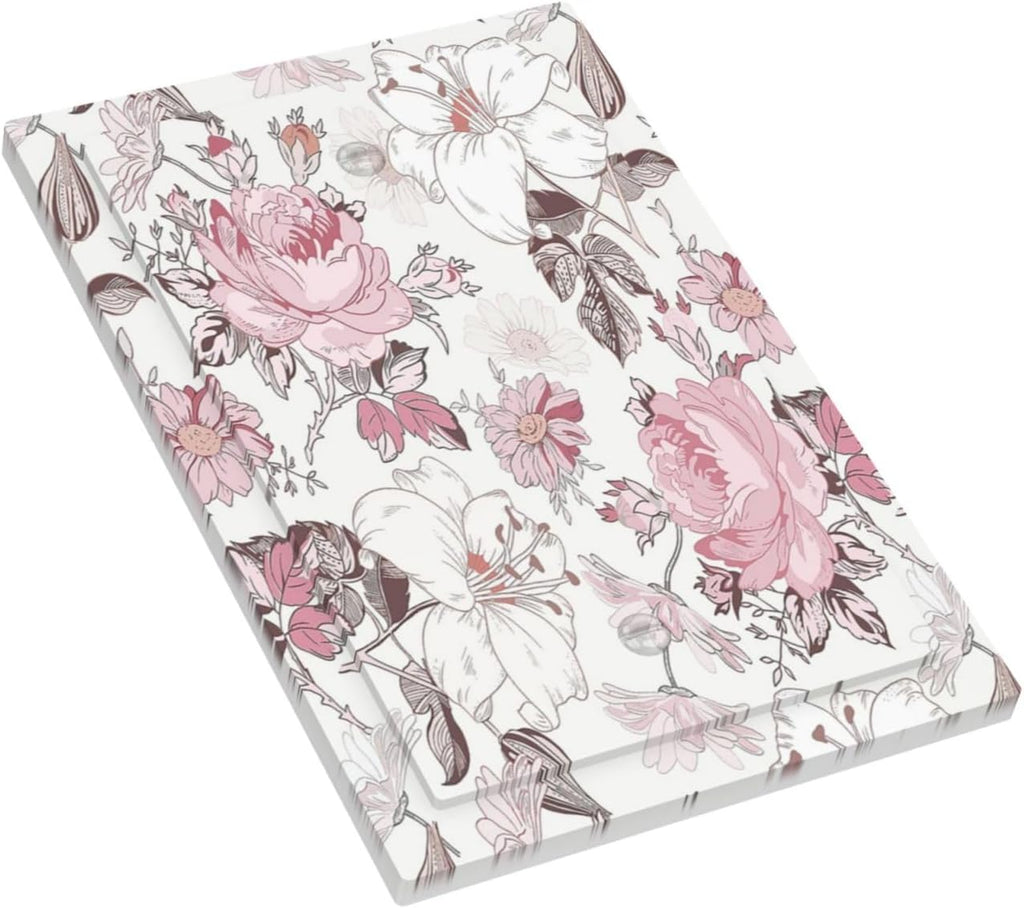 Light Switch Cover Plate Modern Watercolor Flower Pink White Wildflower 1 Gang No Device Blank Electrical Wall Plates Faceplate Decorative Switch Plate for Bedroom Home Decor