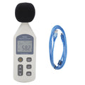 Digital Sound Level Meter with LCD Screen, Handheld Decibel Monitor 30-130dBA, 35-130dBC - Sensor, Backlit Display, Ideal for Noise Measurement