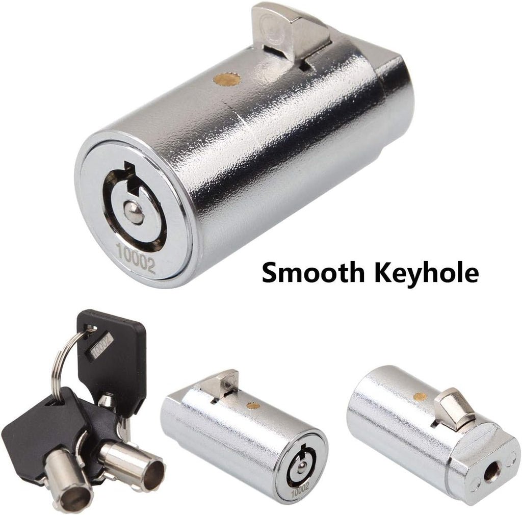 Candy Machine Key, High Security Vending Machine Lock and Key (Keyed Alike), 5-Pack Soda Machinee Locks Pick Tubular Lock Pick for Coke Machine, Pepsi Machine, Snack Machine