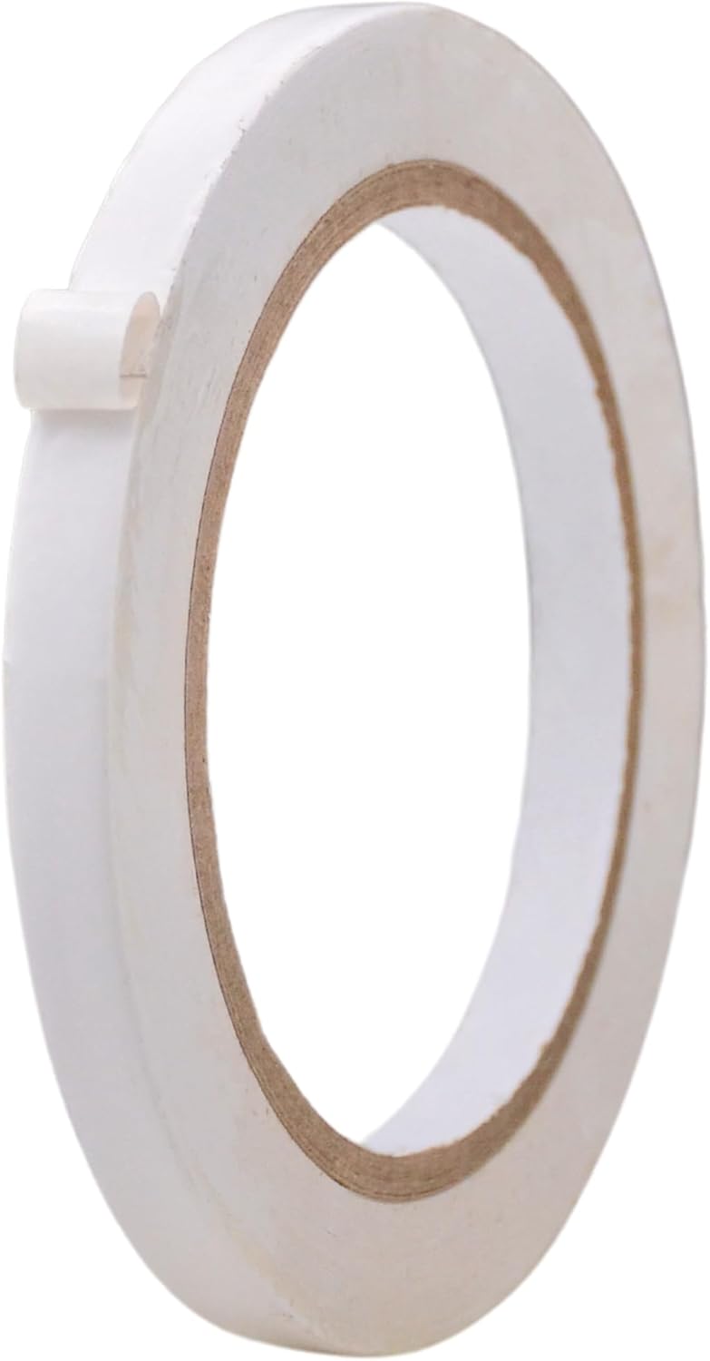 MAT Vinyl Marking Tape White - 3/8 inch x 36 yds. for Safety Floor Marking (School Gym, Restaurants, Warehouse), Dance Floor Splicing, Pinstriping Cars & Boats