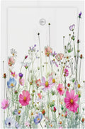 Light Switch Cover Plate Boho Colorful Flowering Plant Wild Flower 1 Gang No Device Blank Electrical Wall Plates Faceplate Decorative Switch Plate For Bed Room Living Room Decor