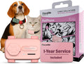 GlocalMe PetPhone Pet Tracker with 1 Year Service, Support Play Music and Two-Way Call, Pet Community and AI Health Alerts, Real Time Tracking and Virtual Fence, Global GPS Tracker for Dog and Cat