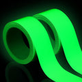 2 Rolls Glow in The Dark Tape 32.8 ft x 2 Inch Luminous Phosphorescence Green Long Lasting Bright Glow Tape for Halloween Night Decorations, Theater Stages, Stairs, Walls, Steps and Exit Sign