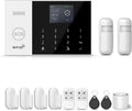 PGST Home Security System,12 Pieces Wireless Alarm System with Door Alarms,Motion Detector,Loud Siren,4G Calling/Phone App Alerts,Compatible with Alexa&Google for Home,Villa,Apartment,No Monthly Fee