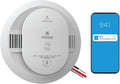 Kidde Smart Smoke Detector, Ring App Enabled for Real-Time Notifications, Hardwired Alarm, AA Backup Battery