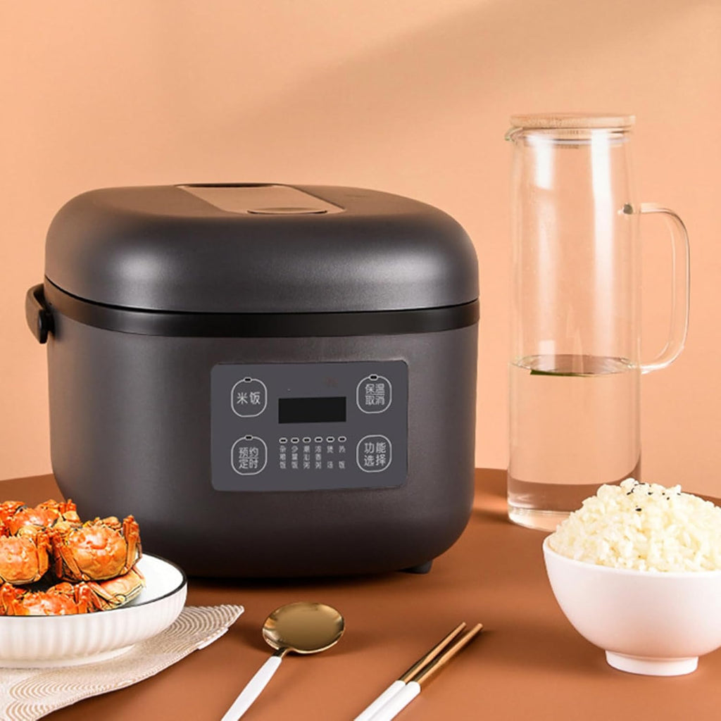 Mini Rice Cooker, Non-Stick Inner Pot/5L Large Capacity, Various Cooking Functions, Multi-Function SILS, Smart Touch, Household Portable Electric Cooker