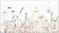 Floral Watercolor Wildflower Dandelion Plant Light Switch Covers Quad Toggle Electrical Faceplate 4 Gang Wall Plate Decorative Switch Plates for Farmhouse Bed Room Decor