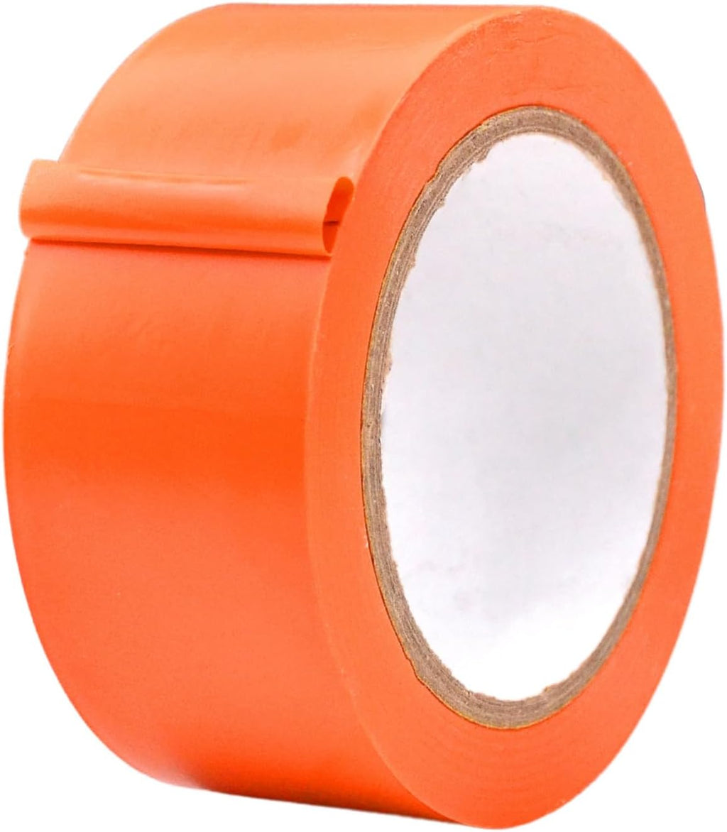 MAT Vinyl Marking Tape Orange - 2 inch x 36 yds. for Safety Floor Marking (School Gym, Restaurants, Warehouse), Dance Floor Splicing, Pinstriping Cars & Boats