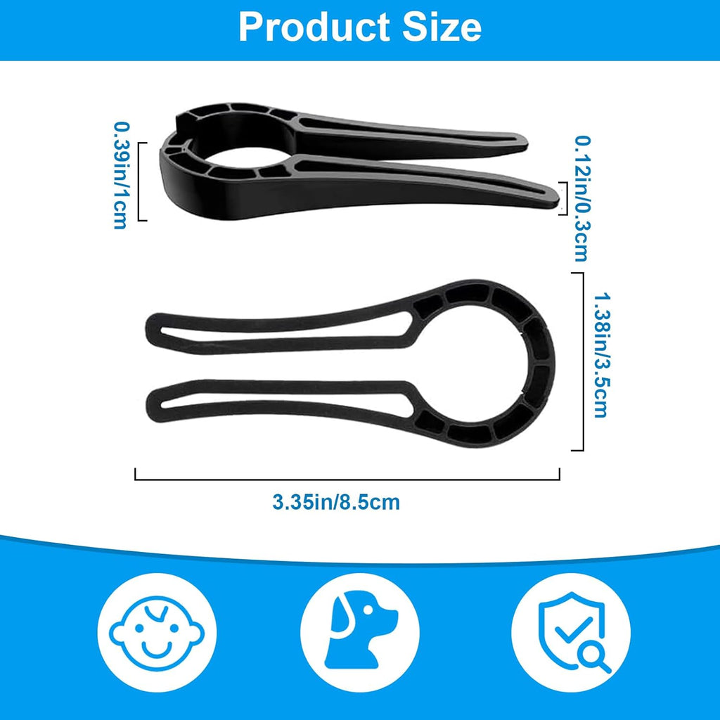 Gas Stove Knob Lock for Kids & Pets Safety,Gas Knob Lock to Effectively Prevent Accidental Touch,Easy to Install,Reusable PP Material,Fits Most Kitchen Sizes（BLACK,6PACK）