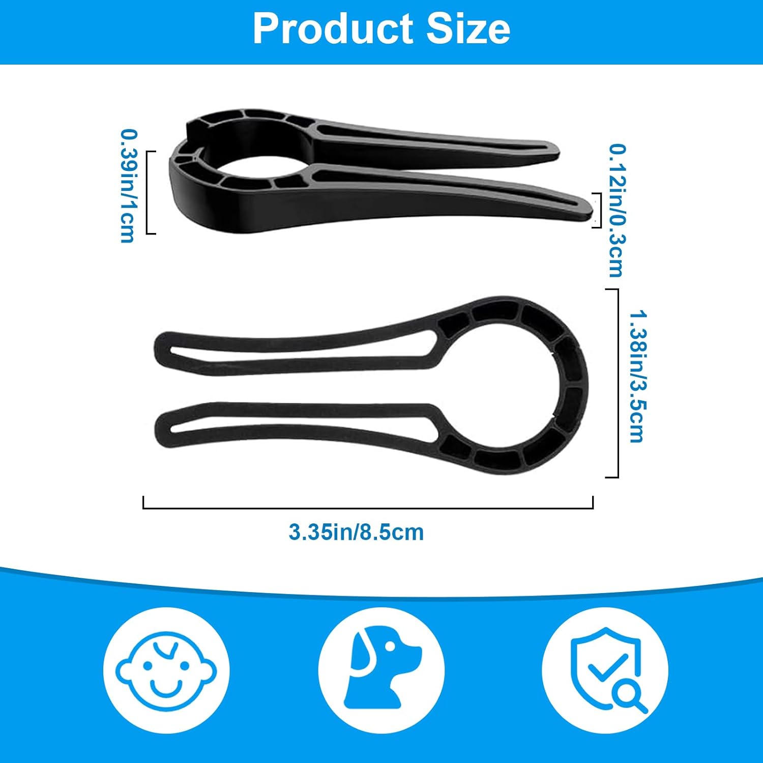 Gas Stove Knob Lock for Kids & Pets Safety,Gas Knob Lock to Effectively Prevent Accidental Touch,Easy to Install,Reusable PP Material,Fits Most Kitchen Sizes（BLACK,5PACK）