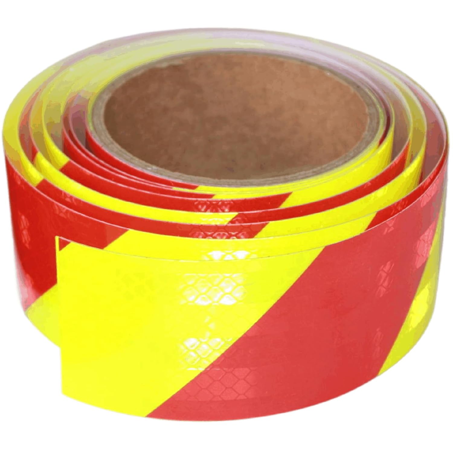 Non Fading Reflective Tape Outdoor Waterproof 2 inch Wide, High Visibility Industrial Marking Tape, Safety Adhesive Stickers (11 feet)