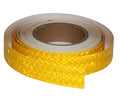 Reflective Tape Yellow 1 inch, Outdoor Waterproof High Visibility Warning Industrial Marking Tape, Safety Stickers (68 feet)