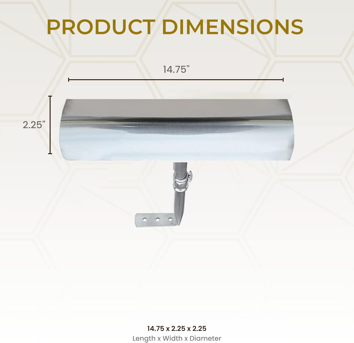 Royal Designs, Inc. Cordless Remote Control LED Picture Light, Dimmable with Timer Function, Brushed Nickel, 14.75 Inches, 2 Pack