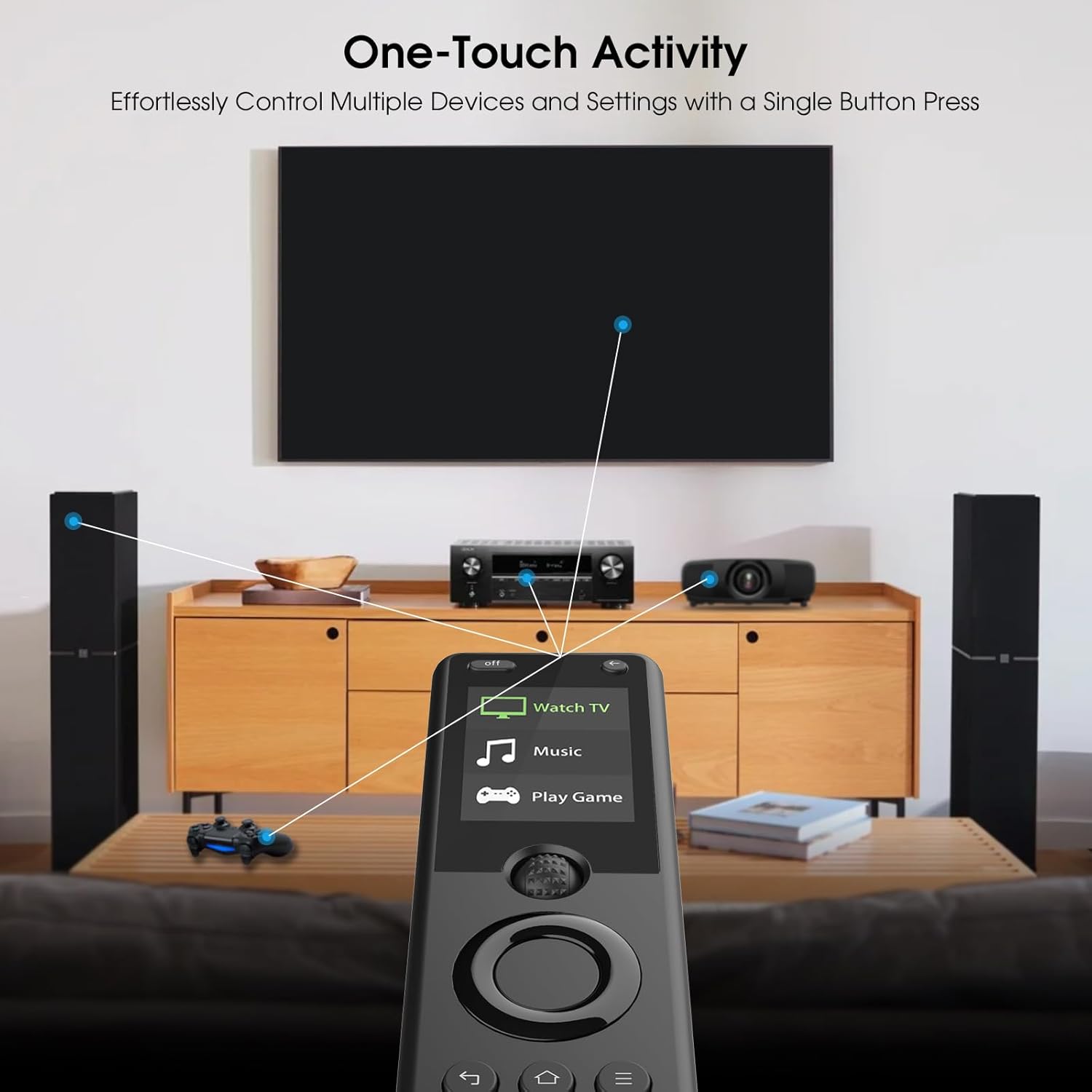 SofaBaton X1S Universal Remote, All in One Universal Remote Control with Hub & APP, One-Touch Activities, Compatible with 60+Devices, IR/Bluetooth/WiFi/Alexa/Google Assistant, Raise to Wake