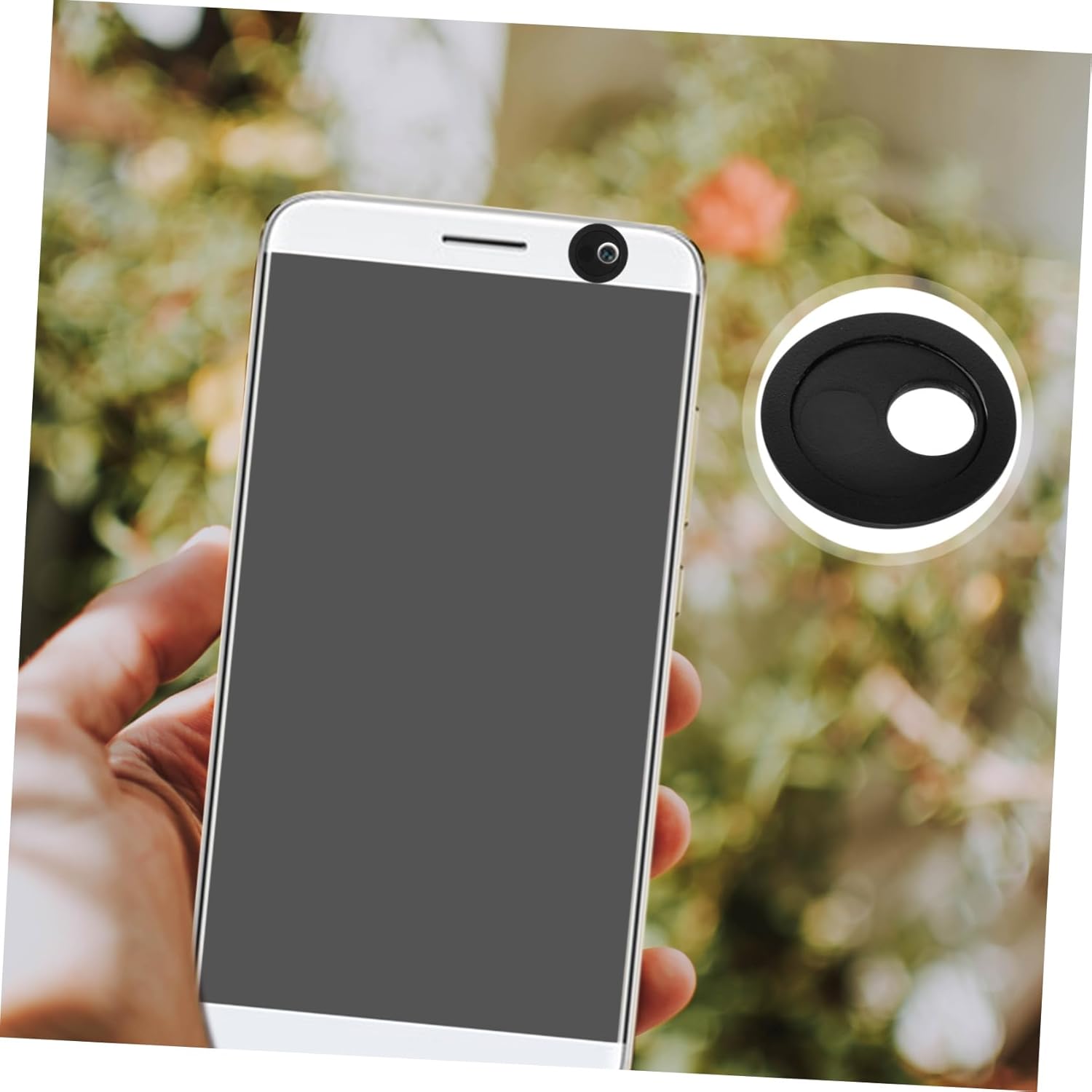 Angoily 6pcs Keep Your Phone Camera Lens Covers for Phone Webcam and Security Camera Material
