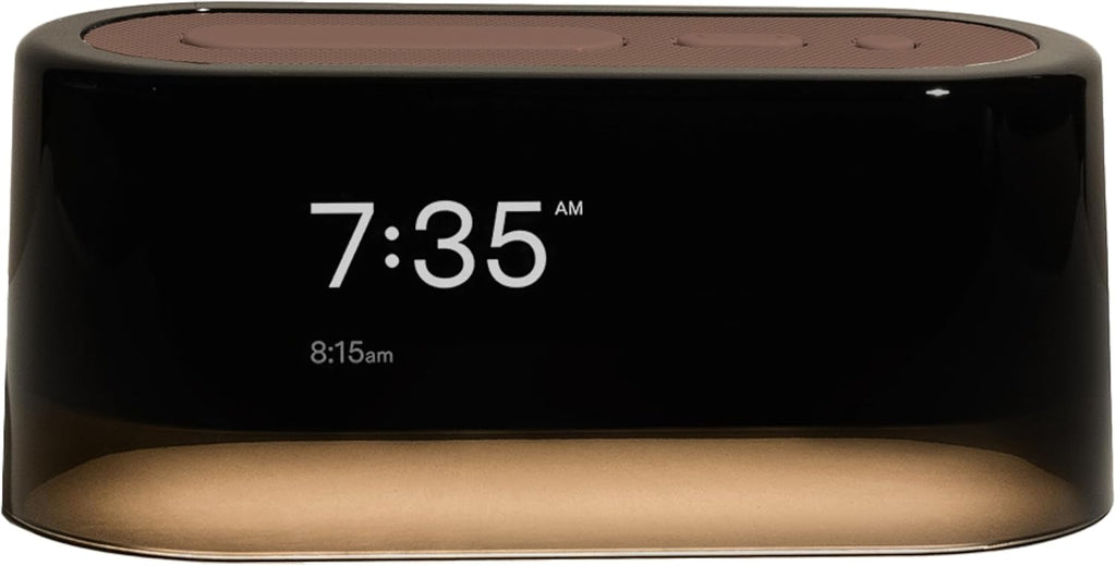 Loftie Alarm Clock with Sound Machine – Smart Alarm Clock w/Light, White Noise, Bluetooth Speaker, Night Light, 100+ Sounds, Blackout Mode, No WiFi Mode, Optional Subscription, Coffee