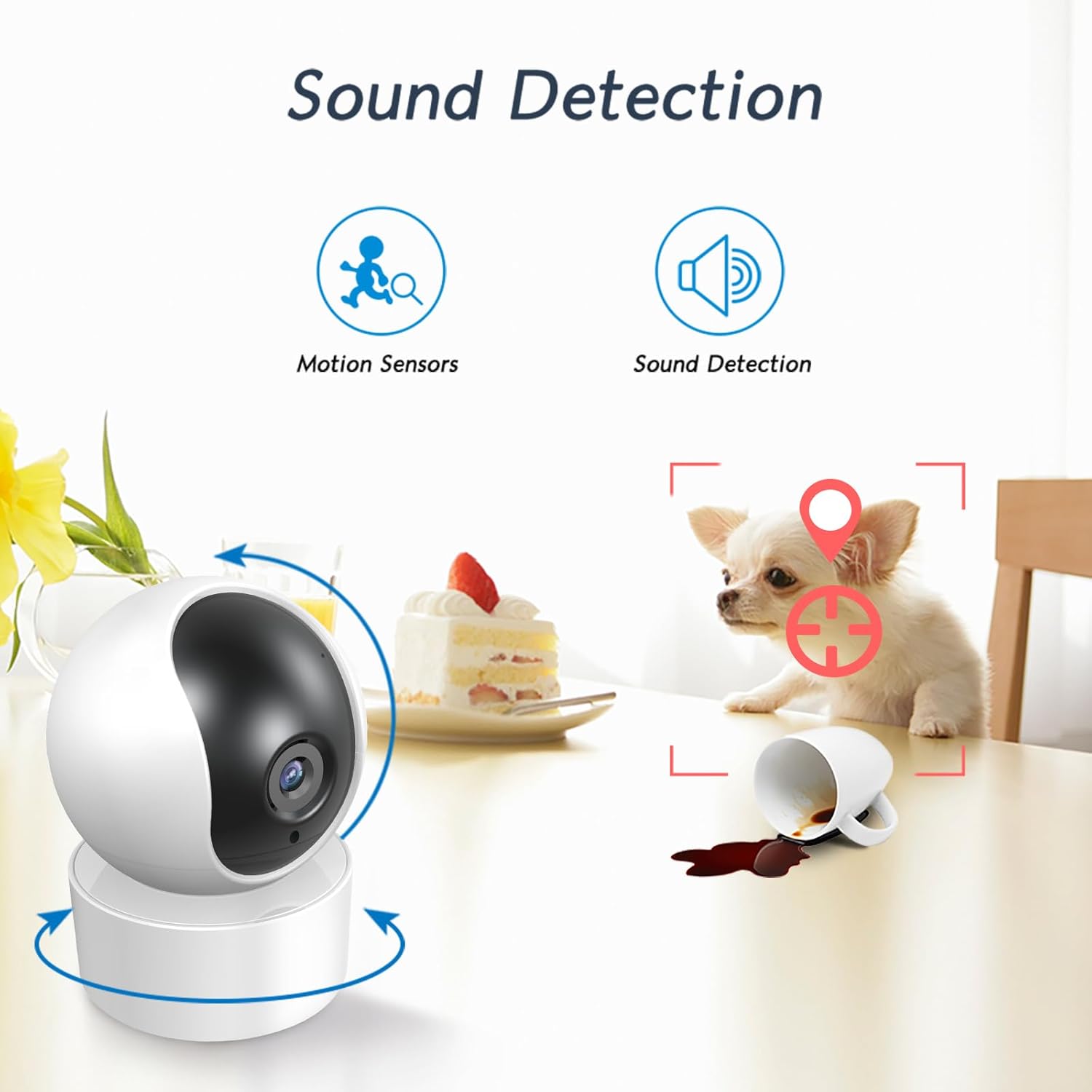 PGST Home Security Alarm Systems with 2MP HD Security Camera,Door/Window Sensors,Motion Detector,Loud Alarm Siren,Remote,Touch Screen,4G SMS/Tuya App Alerts,Work with Google for Villa,Apartment,House